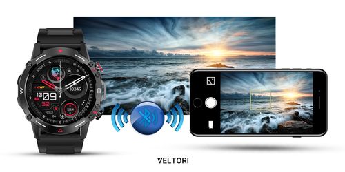 Smartwatch Veltori VT110-1 Czarny Pasek Silikonowy na Arena.pl