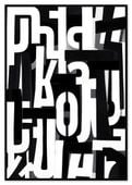 Plakat cyfrowy do wydruku typografia