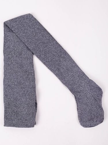 Rajstopy dziewczęce z lurexem ciemnoszaro-białe 2PAK 128-134 YOCLUB na Arena.pl