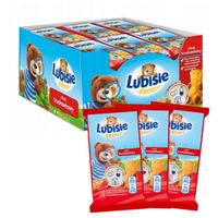 Lubisie Ciastko z nadzieniem jabłkowo-truskawkowym 30 g x 24 sztuk