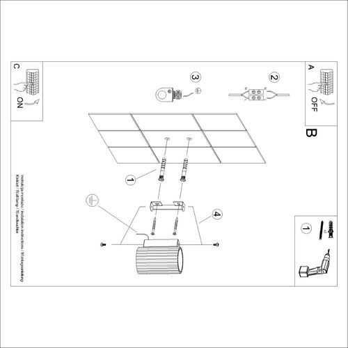 Kinkiet KARBON 10 beżowy na Arena.pl