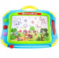 ZNIKOPIS TABLICA DO PISANIA Z PIECZĄTKAMI DUŻA MALOWANIE I RYSOWANIE