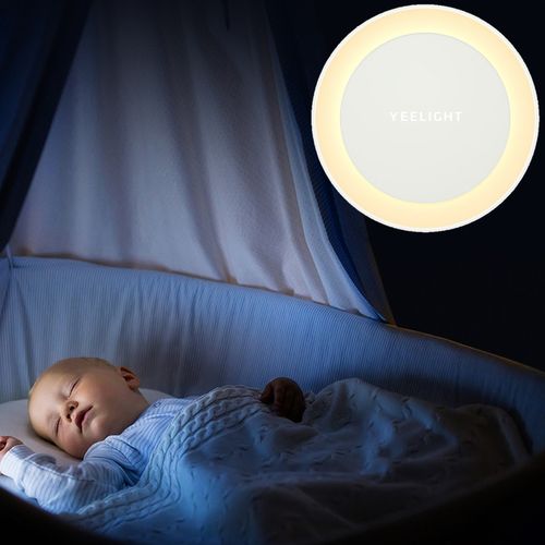 Yeelight Lampka Nocna LED z Czujnikiem Zmierzchu OSZCZĘDNA 0,5W do Gniazdka na Arena.pl