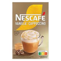 KAWA NESCAFE TORBA CAPPUCINNO WANILLA 8x14G