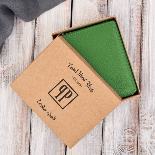 portfel damski skórzany na suwak zielony rfid paolo peruzzi t-139-gb na Arena.pl