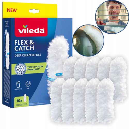 wkłady do miotełki do kurzu vileda flex&catch 10 szt. na Arena.pl