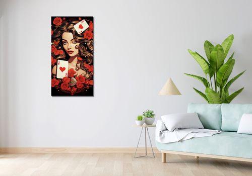 Obraz 50x100cm Różany Hazard na Arena.pl