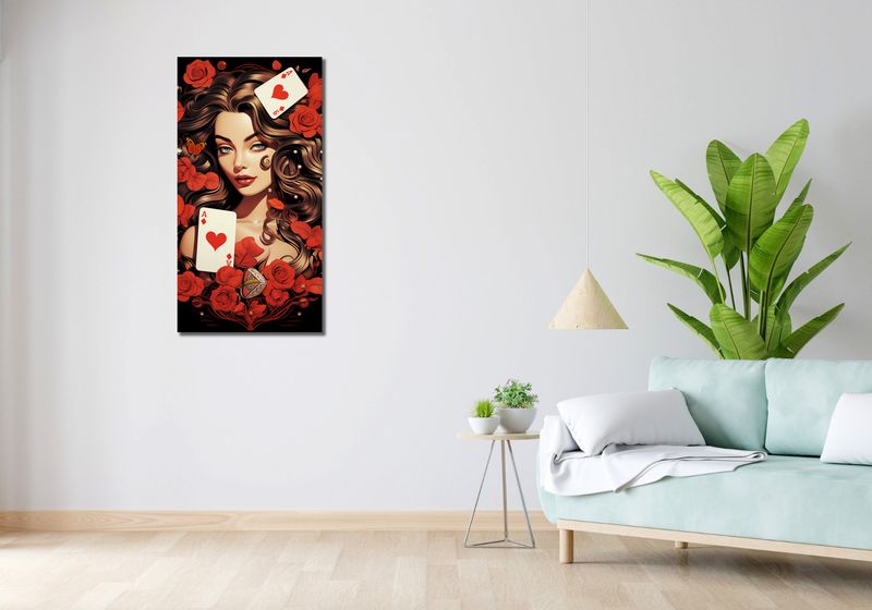 Obraz 50x100cm Różany Hazard zdjęcie 2