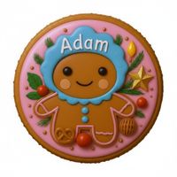 CIASTKO LUKROWANE MAMIK FAMILY ADAM ROZ.M KOŁO RĘCZNIE ROBIONE