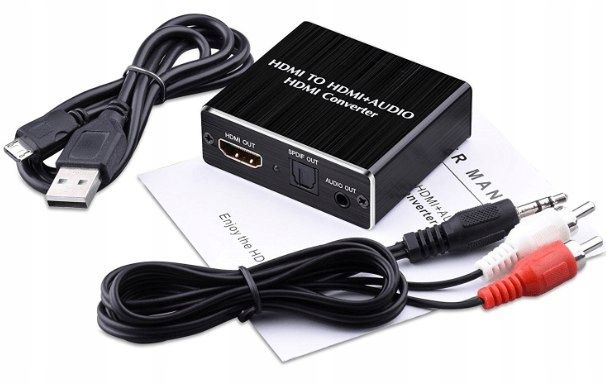 Extractor HDMI-HDMI + Audio SPDIF/jack3,5 SPH-AE02 zdjęcie 3