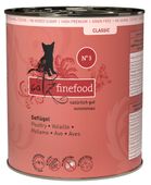 Karma dla kota bez sztucznych dodatków Catz Finefood Classic N.03 DRÓB 800g