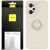 ETUI MATOWE DO REALME GT NEO 3T SPACECASE SILICONE RING SILIKONOWE + SZKŁO