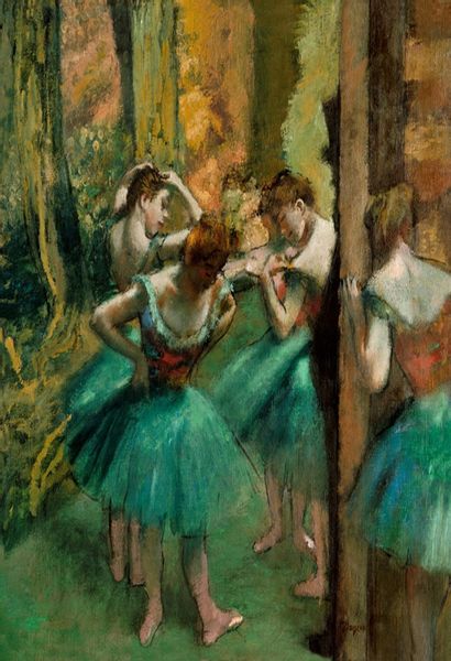 Dancers, Pink and Green, Edgar Degas - plakat 61x91,5 cm zdjęcie 1