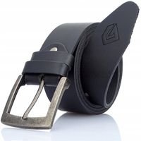 GRACIO pasek meski czarny DŁUGI 130cm skorzany