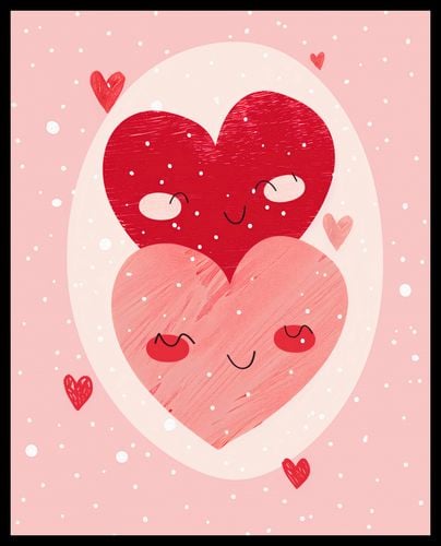 Plakat 40x50cm Ciepło Serca na Arena.pl