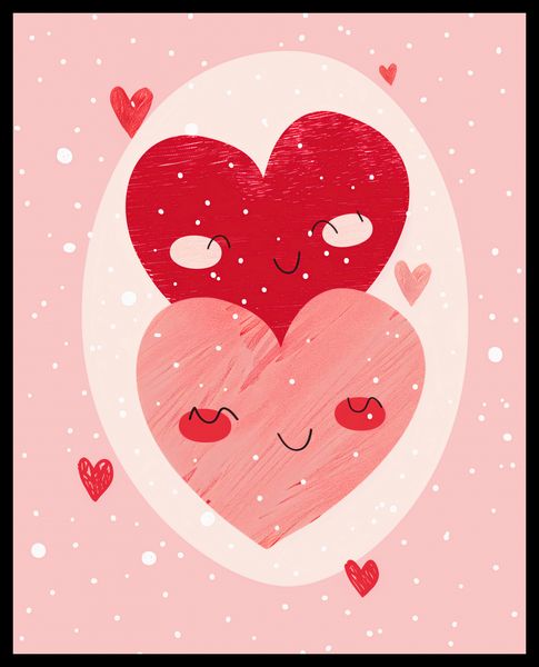 Plakat 40x50cm Ciepło Serca zdjęcie 2