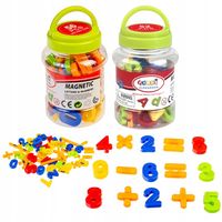 LITERKI I CYFERKI SYMBOLE MAGNETYCZNE NA MAGNES DO TABLICY