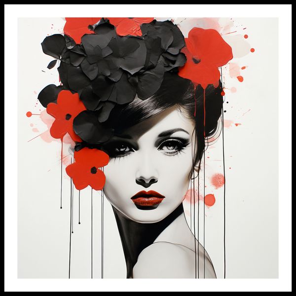 Plakat 60x60cm Kwiatowa Pasja zdjęcie 3