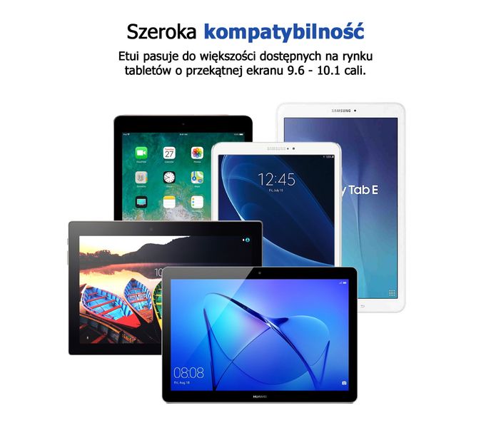 etui obrotowe uniwersalne pokrowiec na tablet 9.6 10 cali ochrona na Arena.pl