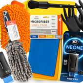 RĘKAWICA DO MYCIA RĘCZNIK MIRKOFIBRA DO SZYB KOKPITU LAKIERU ZAPACH PĘDZEL