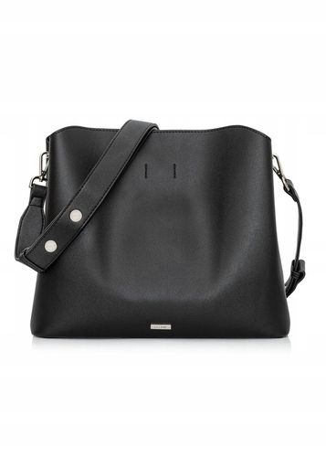 OCHNIK Czarna torebka shopper damska TOREC-0862B-99(Z25) na Arena.pl