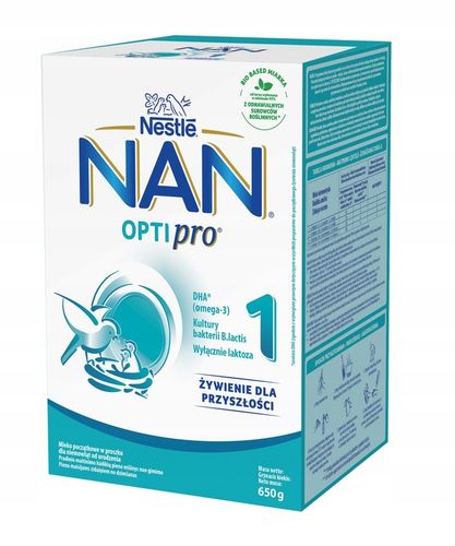 NAN OPTIPRO 1 Mleko początkowe 650g na Arena.pl