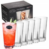SZKLANKI DO NAPOJÓW UNIWERSALNE KOMPLET ZESTAW 6SZT