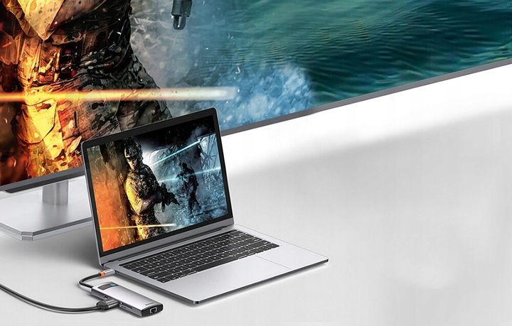 Stacja dokująca BASEUS Metal Gleam 8w1 zdjęcie 2