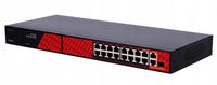 Switch PoE 16x PoE + Gigabit RJ45 SFP 300W Mocny SAFIRE SW1916HIPOE-HF-300