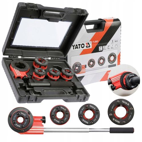 YATO GWINTOWNICA RĘCZNA Z SYSTEMEM GRZECHOTKOWYM DO RUR 4 GŁOWICE YT-29001 na Arena.pl