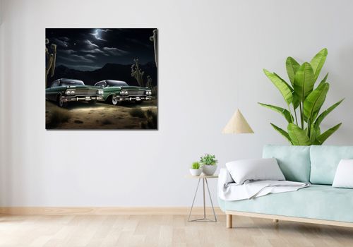 Obraz 100x90cm Nostalgiczne Spotkanie na Arena.pl