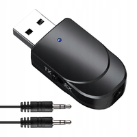 Adapter Bluetooth 5.0 Transmiter Odbiornik Nadajnik Audio 2w1 AUX