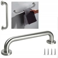 UCHWYTT ŁAZIENKOWYCH PORĘCZ DLA OSÓB STARSZYCH NIEPEŁNOSPRAWNYCH STAL INOX