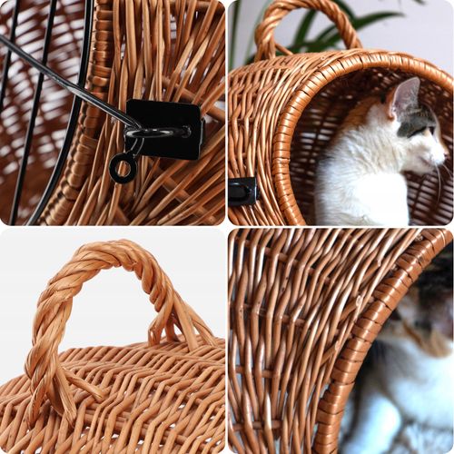 KADAX Transporter Wiklinowy Dla Psa Kota Kosz 49cm na Arena.pl