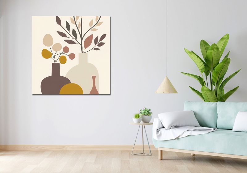 Obraz 100x100cm Stonowane Naturmorta zdjęcie 2
