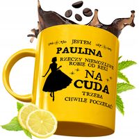 Złoty Kubek Premium Dla Pauliny Na Urodziny Na Prezent Z Nadrukiem Z Nadruk