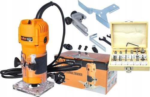 CMT FREZARKA RĘCZNA KRAWĘDZIOWA 550W CMT10 TRYMER KRAWĘDZI 6,35 6-8mm na Arena.pl