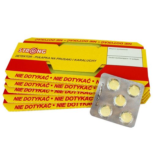 5X PUŁAPKA LEPOWA LEP NA PRUSAKI KARALUCHY KARACZANY PANKO Z WABIKIEM na Arena.pl