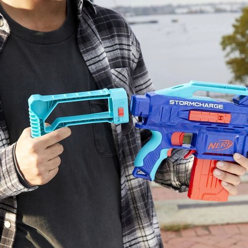 PISTOLET NERF ELITE 2.0 Automatyczny STORMCHARGE 4W1 20 STRZAŁEK +10 WAFFLE na Arena.pl