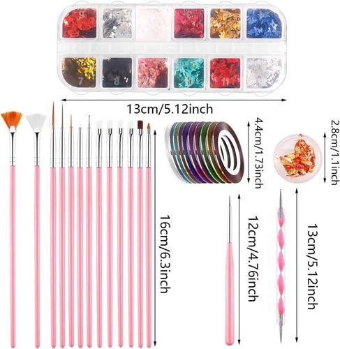 zestaw do manicure 15 pędzli na Arena.pl