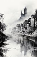 Plakat 53x81cm Mglisty Refleks