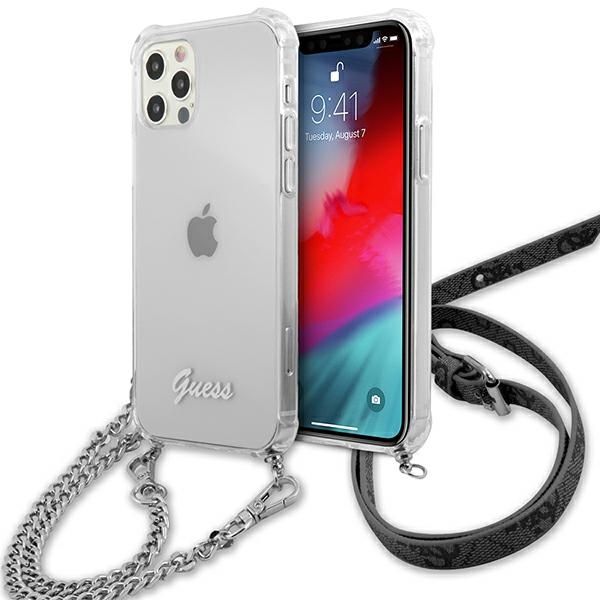 Etui Guess do iPhone 12 Pro Max, Przezroczysty zdjęcie 1