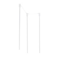 Sufitowa lampa podwieszana ALHA N 9393 Shilo sople białe