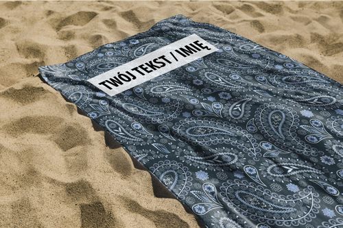 RĘCZNIK Bandana z twoim dowolnym tekstem 75x50cm 007B na Arena.pl
