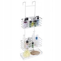 Półka łazienkowa NA AKCESORIA zawieszana pod prysznic potrójna