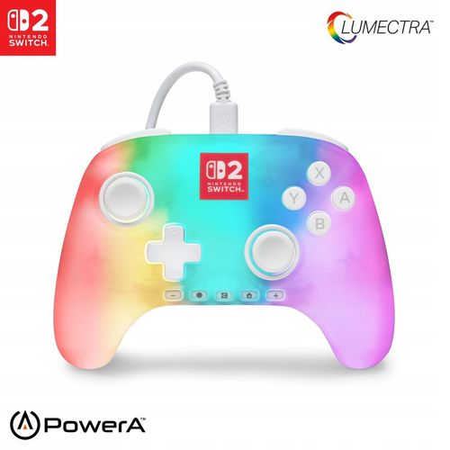 Pad do Nintendo Switch 2 PowerA Advantage Wired Controller Lumectra White na Arena.pl