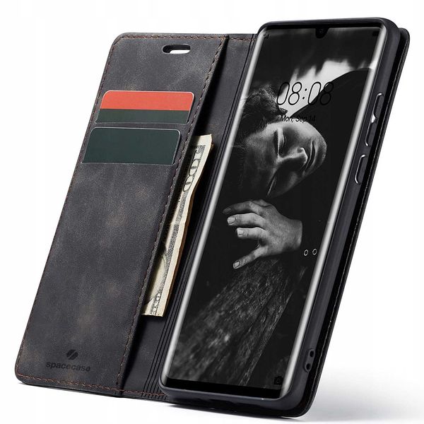 Spacecase Wallet Huawei P30 Pro black zdjęcie 1