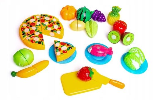 OWOCE WARZYWA DO KROJENIA zabawkowe jedzenie pizza na Arena.pl