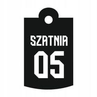 GRAWER Brelok bryloczek zawieszka do kluczy numerek do szatni 20 szt.