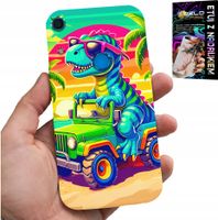 ETUI DO HUAWEI Y6S - DINOZAUR W CIĘŻARÓWCE WZORY DLA DZIECI